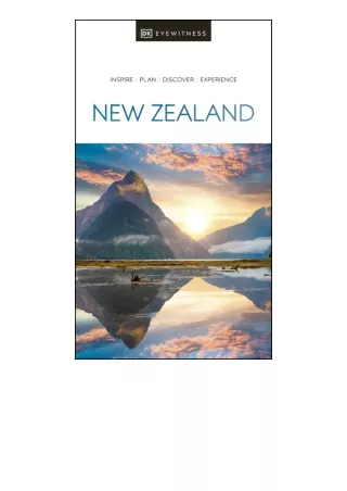 PDF read online Dk Eyewitness New Zealand Travel Guide full