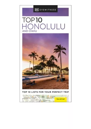 PDF read online Dk Eyewitness Top 10 Honolulu And Oahu Pocket Travel Guide free