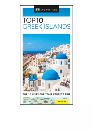 PDF read online Dk Eyewitness Top 10 Greek Islands Pocket Travel Guide full