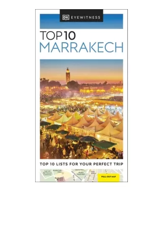 PDF read online Dk Eyewitness Top 10 Marrakech Pocket Travel Guide free acces