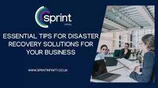 Disaster Recovery Solutions for Your Business - Sprint Infinity