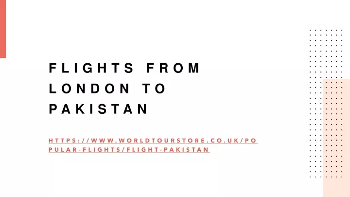 flights from london to pakistan