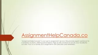 "Canada Assignment Help Online: Your Academic Lifeline"