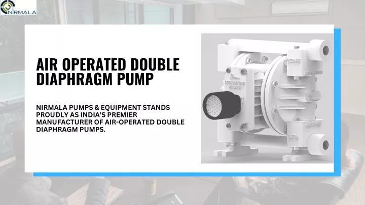 air operated double diaphragm pump