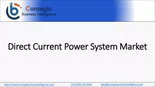 Direct Current Power System Market
