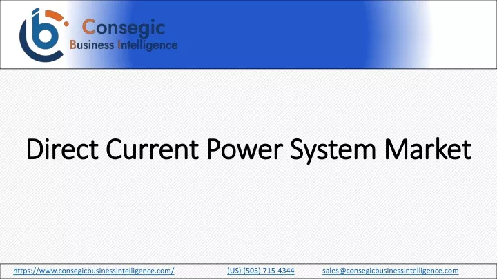 direct current power system market