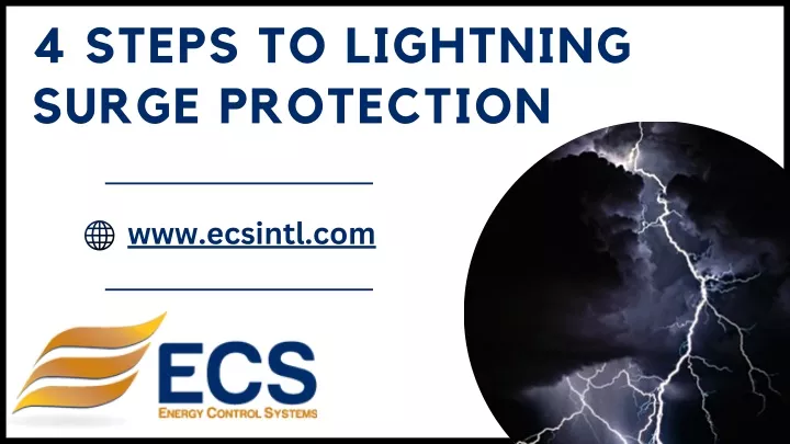 4 steps to lightning surge protection