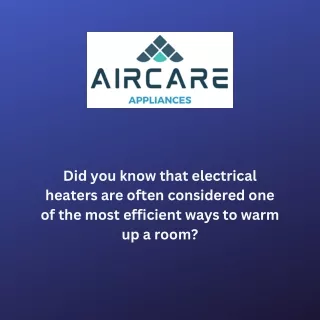 Top-Quality Electrical Heaters for All Your Heating Needs | AirCare appliances