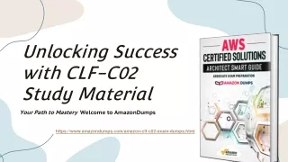 Elevate Your Cloud Journey with AmazonDumps for CLF-C02 Study Material