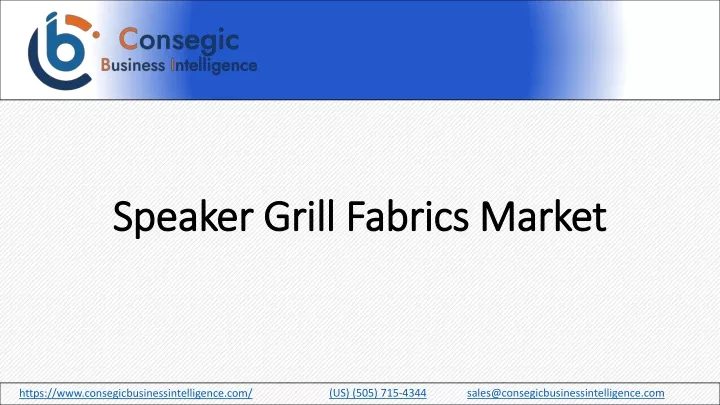 speaker grill fabrics market
