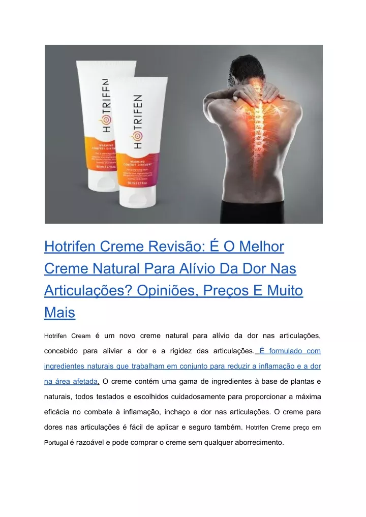 hotrifen creme revis o o melhor creme natural