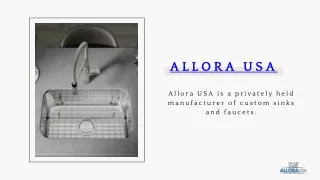 Allora USA - Best Custom Sinks and Faucets