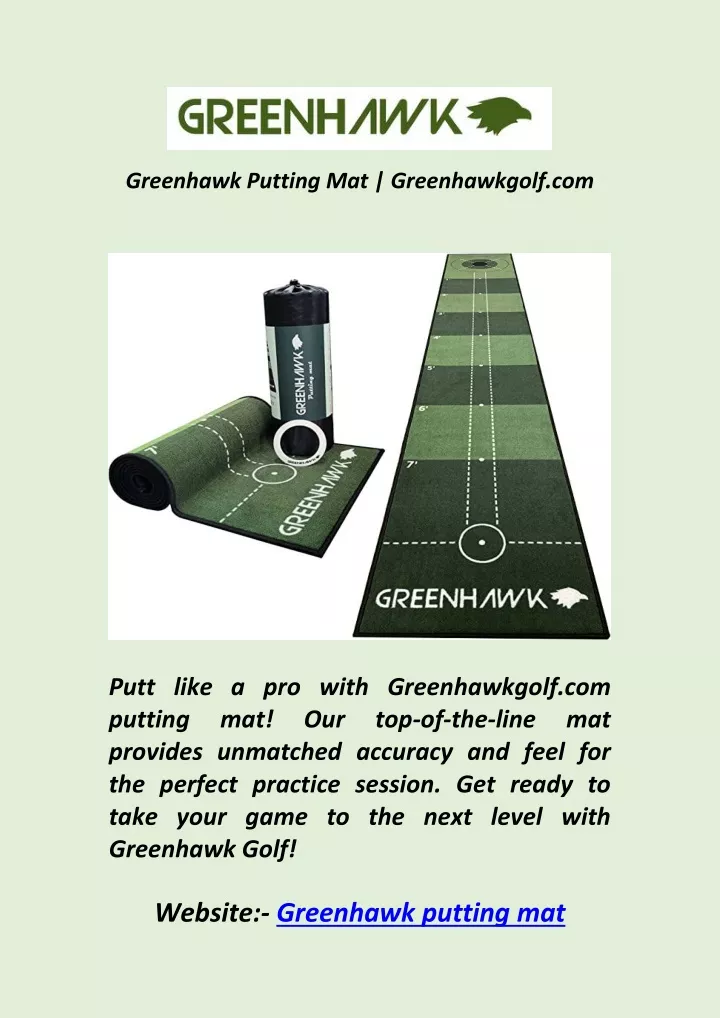 greenhawk putting mat greenhawkgolf com