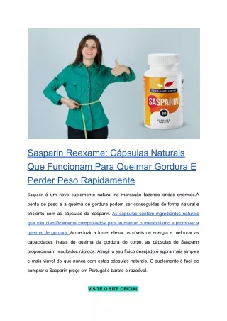 sasparin reexame c psulas naturais que funcionam