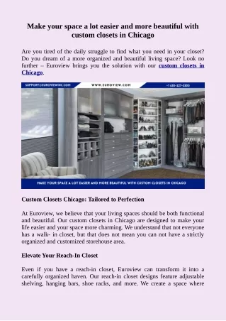 make your space a lot easier and more beautiful