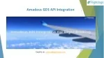Amadeus GDS API Integration - slide 1