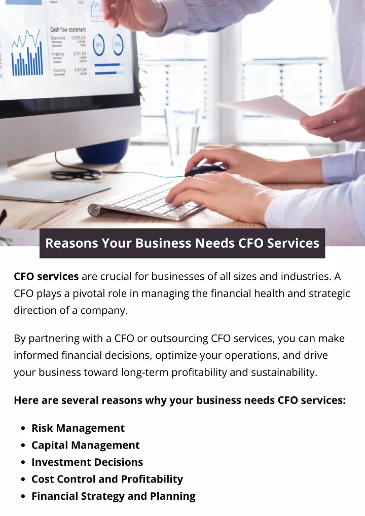 reasons your business needs cfo services