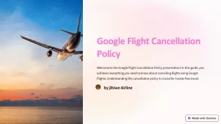 Google-Flight-Cancellation-Policy