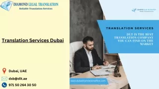 Translation Services Dubai | Best Translation Services in Dubai
