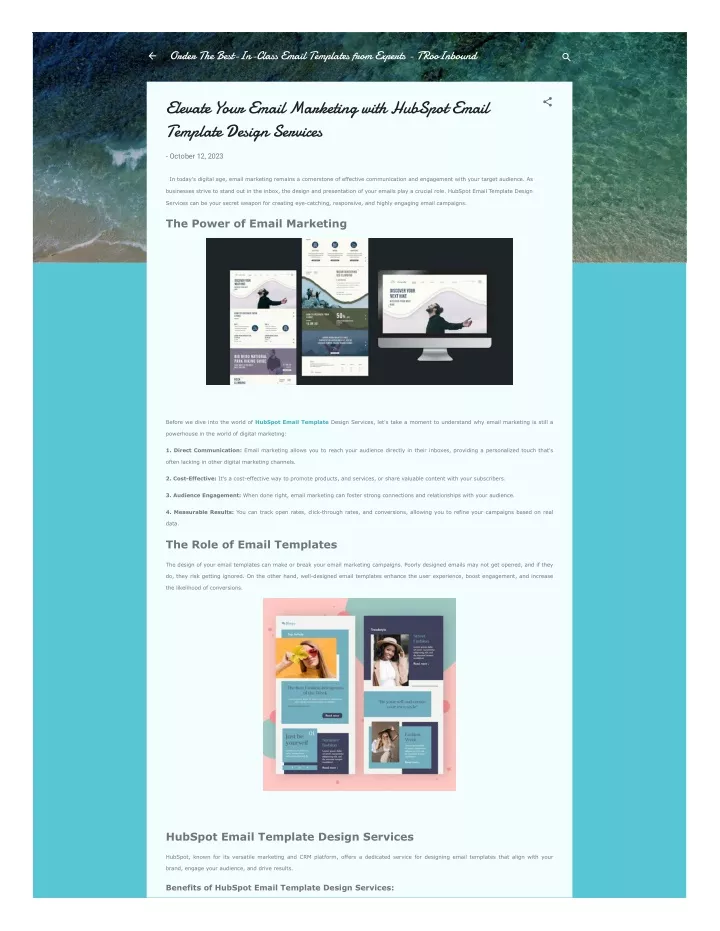 order the best in class email templates from