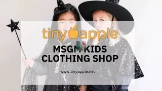 MSGM  Kids Clothing Shop - Tinyapple