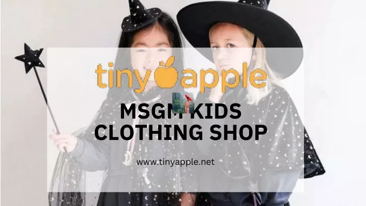 msgm kids clothing shop