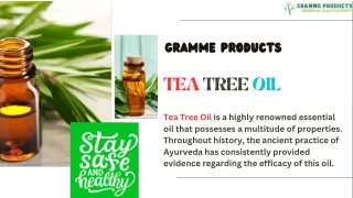 Tea Tree Oil: The Most refined, Most Potent Tea Tree Oil Available