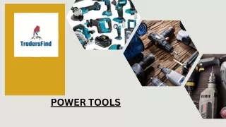 Find Reliable Power Tool Suppliers on TradersFind.com