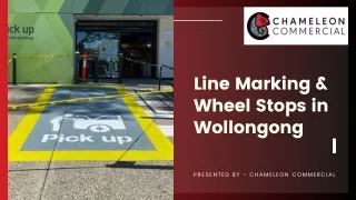 Line Marking & Wheel Stops in Wollongong