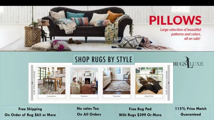 shop rugs by style