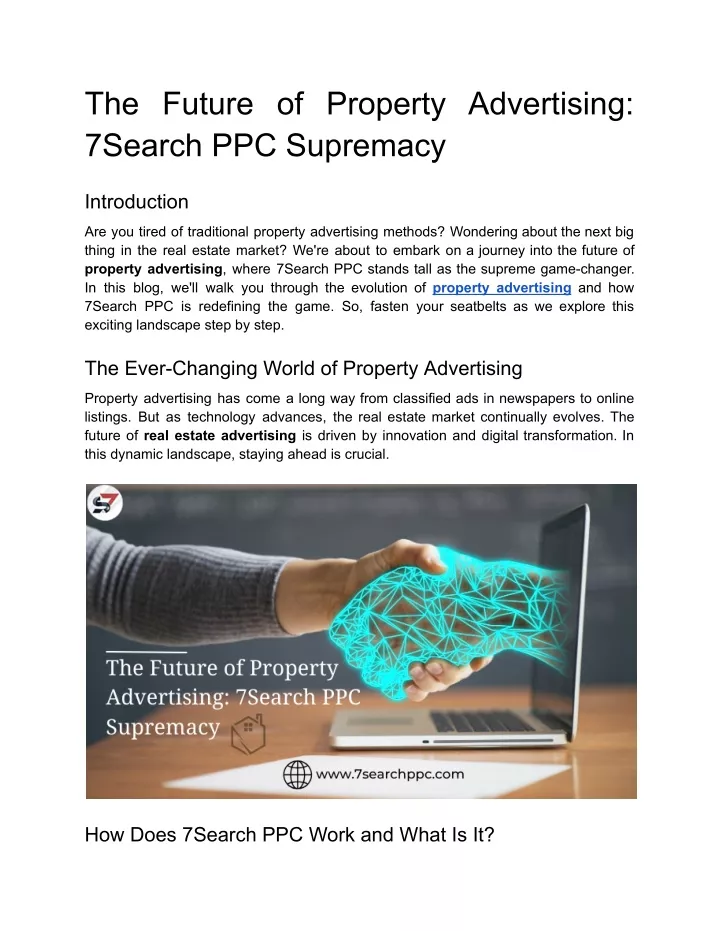 the future of property advertising 7search