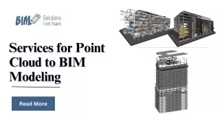 Services for Point Cloud to BIM Modeling