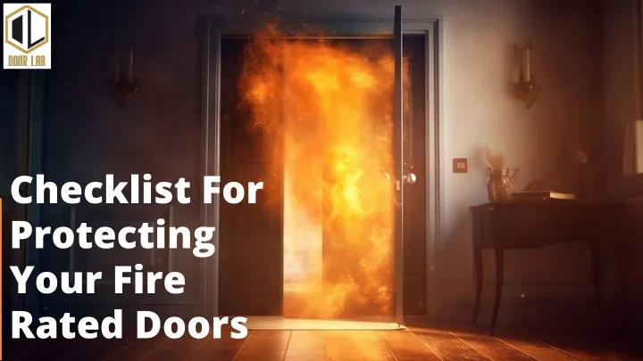 checklist for protecting your fire rated doors