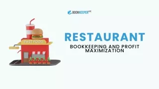 Restaurant Bookkeeping and Profit Maximization