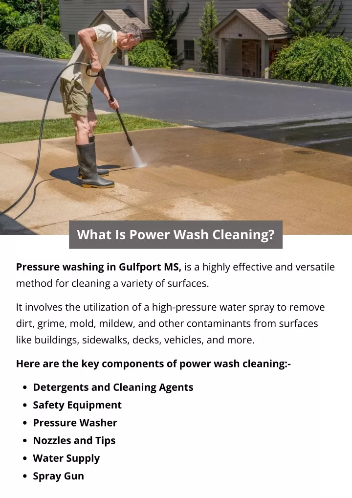 what is power wash cleaning