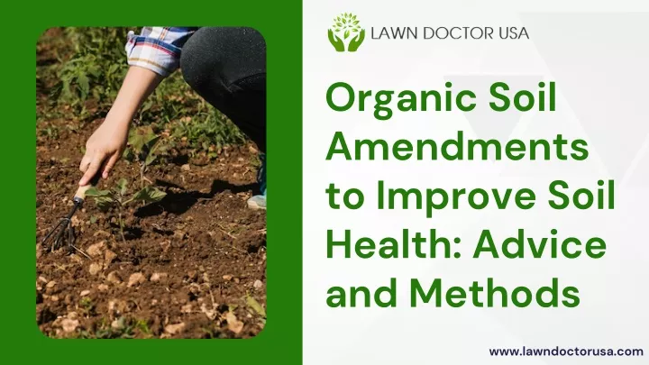 organic soil amendments to improve soil health