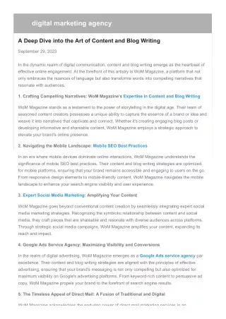 digital marketing agency