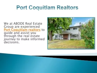Port Coquitlam_Realtors