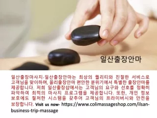 일산출장안마