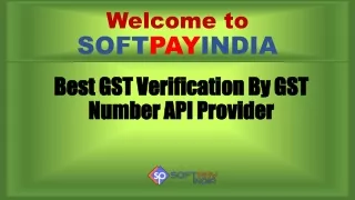 Best GST Verification By GST Number API Provider