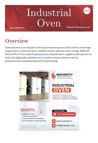 Industrial Oven: Types and Selection Method