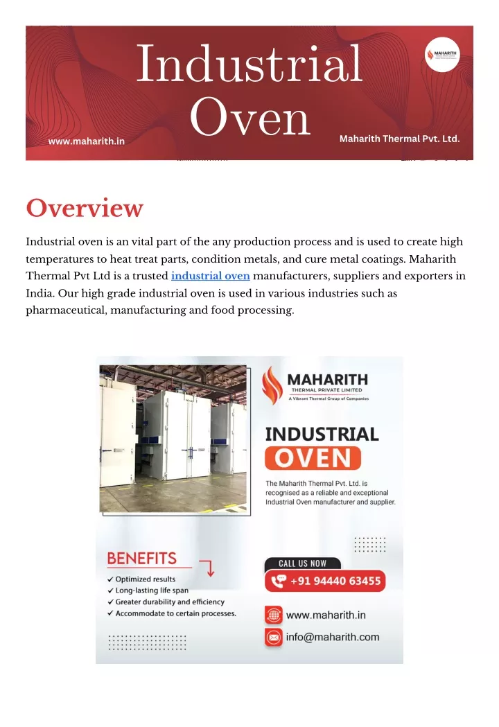 industrial oven