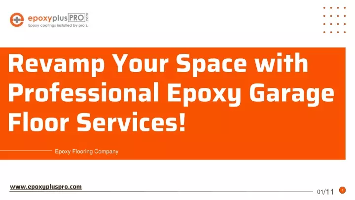 revamp your space with professional epoxy garage