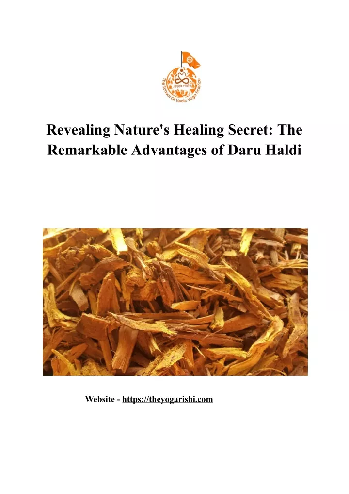 revealing nature s healing secret the remarkable