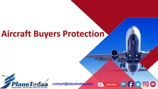 Aircraft Buyers Protection- Aircraft Consultants - PlaneTadaa