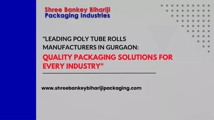 leading poly tube rolls manufacturers in gurgaon