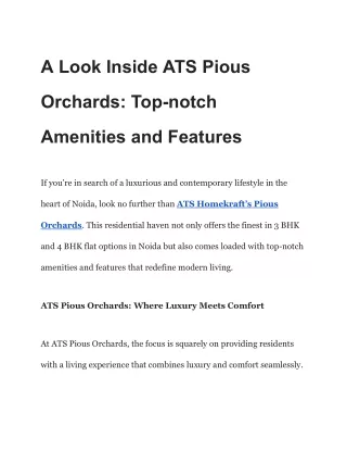 a look inside ats pious