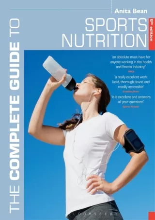 Download Book [PDF] The Complete Guide to Sports Nutrition: 8th edition (Complet