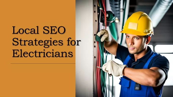 local seo strategies for electricians