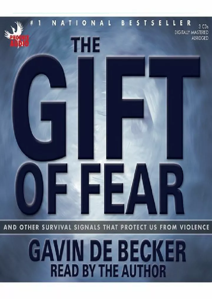 the gift of fear and other survival signals that
